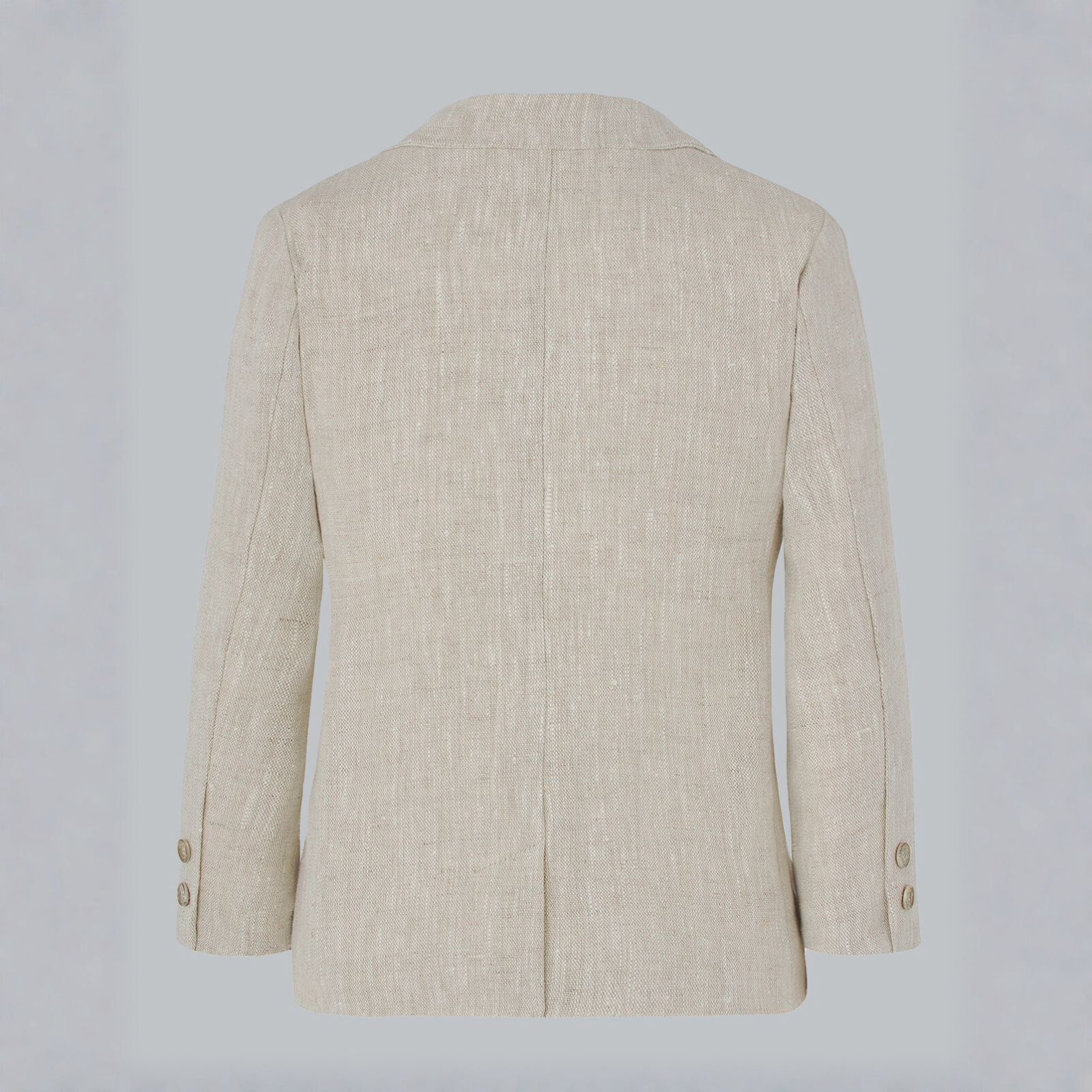 Blazer em linho bege da Paz Rodriguez "Cerimónia"