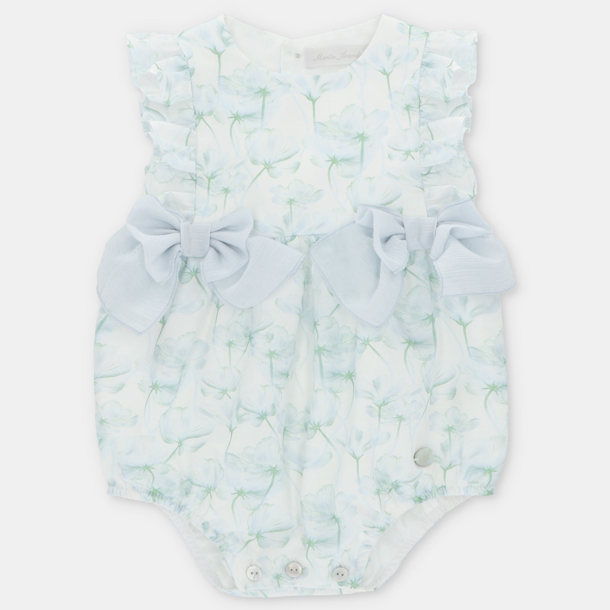 Fofo com estampado floral em tons azuis da Martín Aranda "Ottawa"