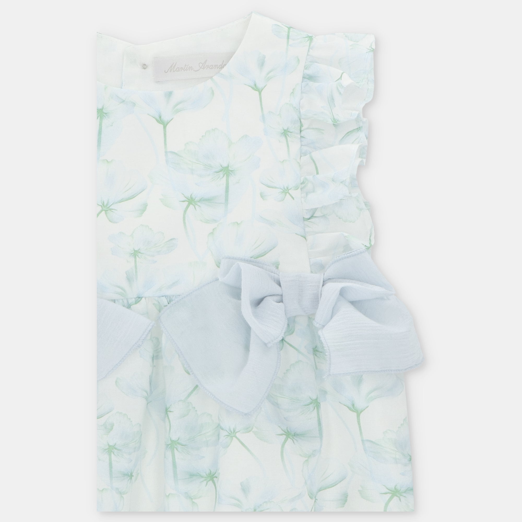 Fofo com estampado floral em tons azuis da Martín Aranda "Ottawa"