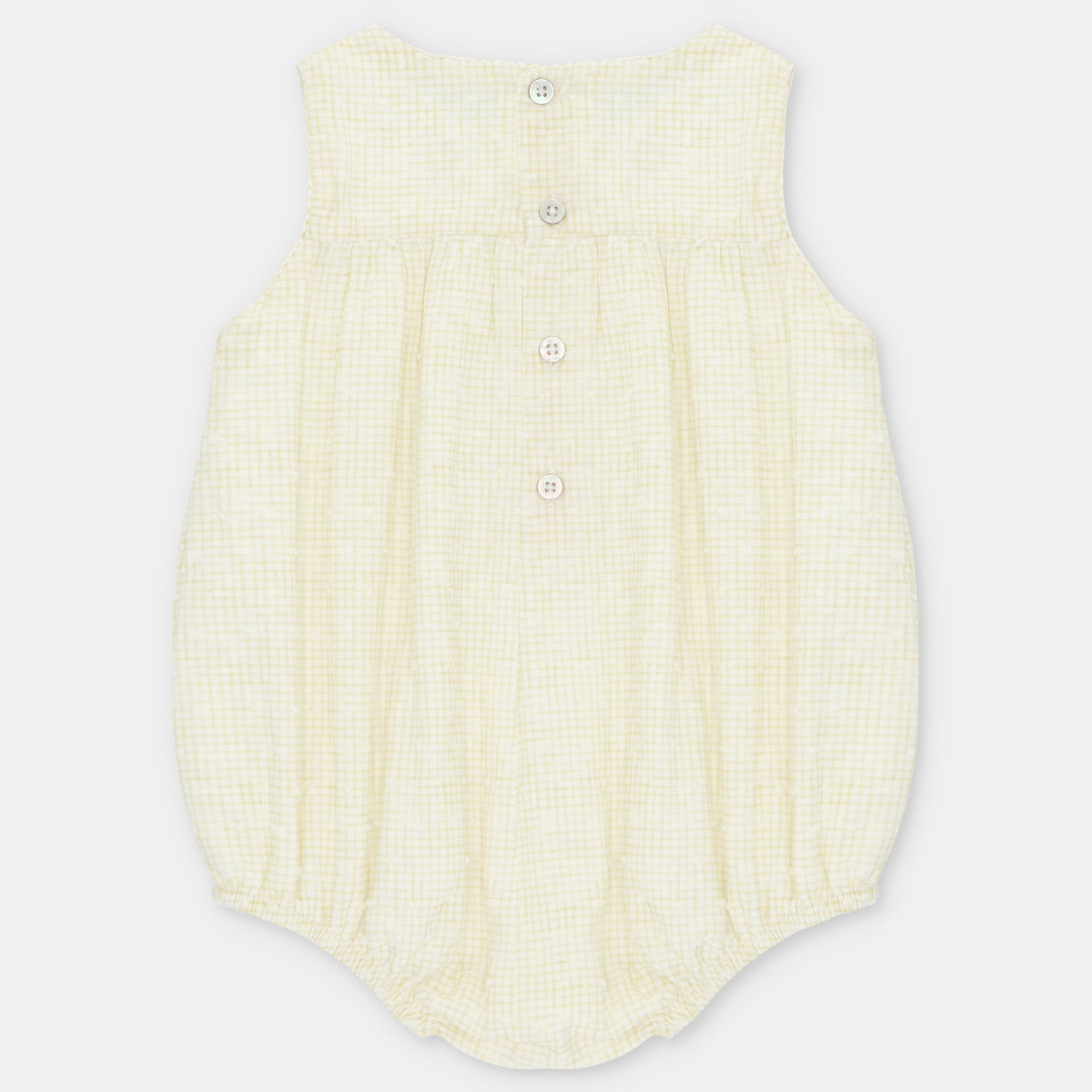 Fofo vichy amarelo para bebe da Martín Aranda "Winnipeg"