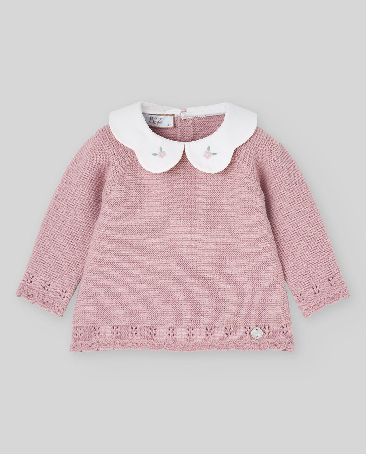 Conjunto recém nascido menina rosa da Paz Rodriguez "Ledicia"