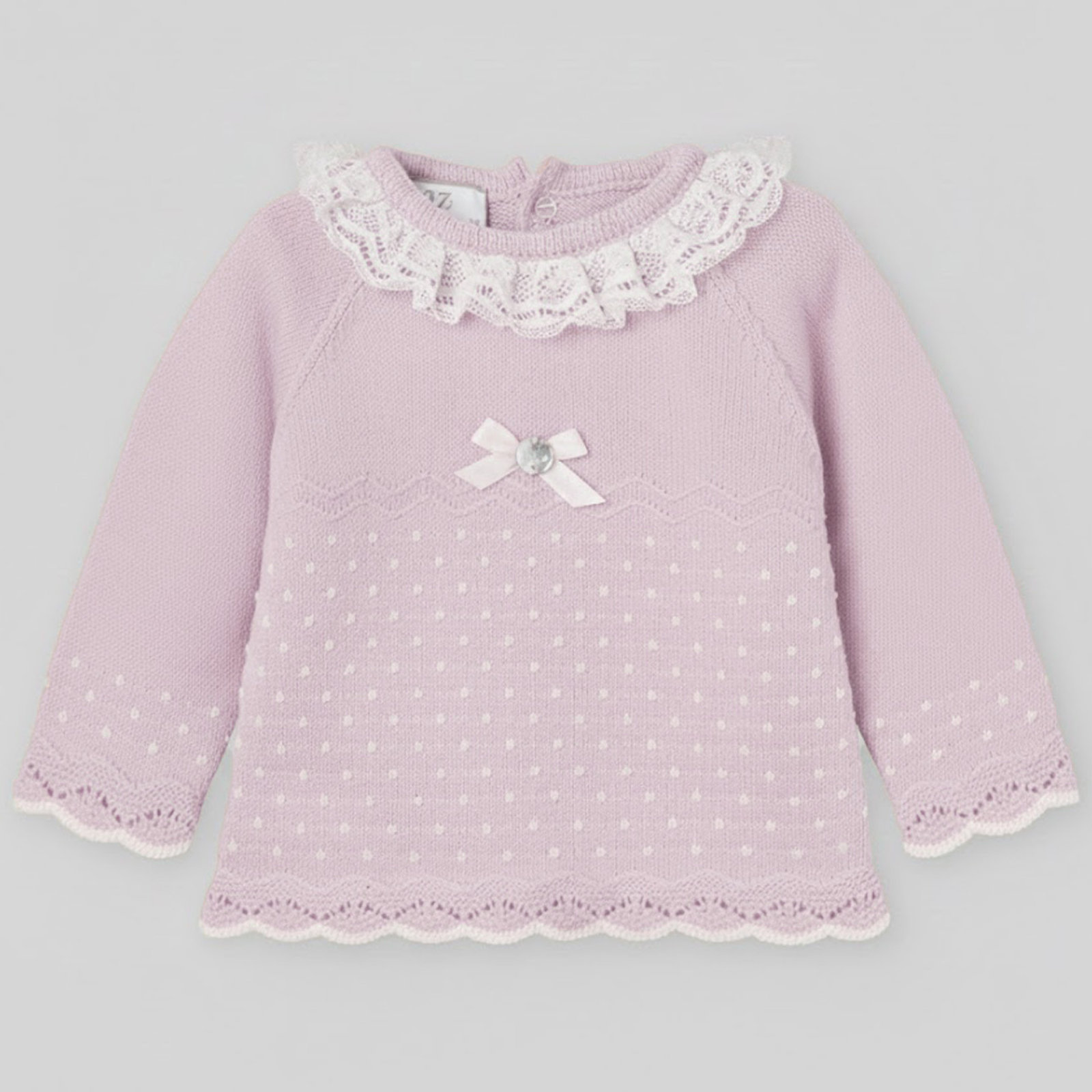 Conjunto recém nascido menina rosa da Paz Rodriguez "Paz"