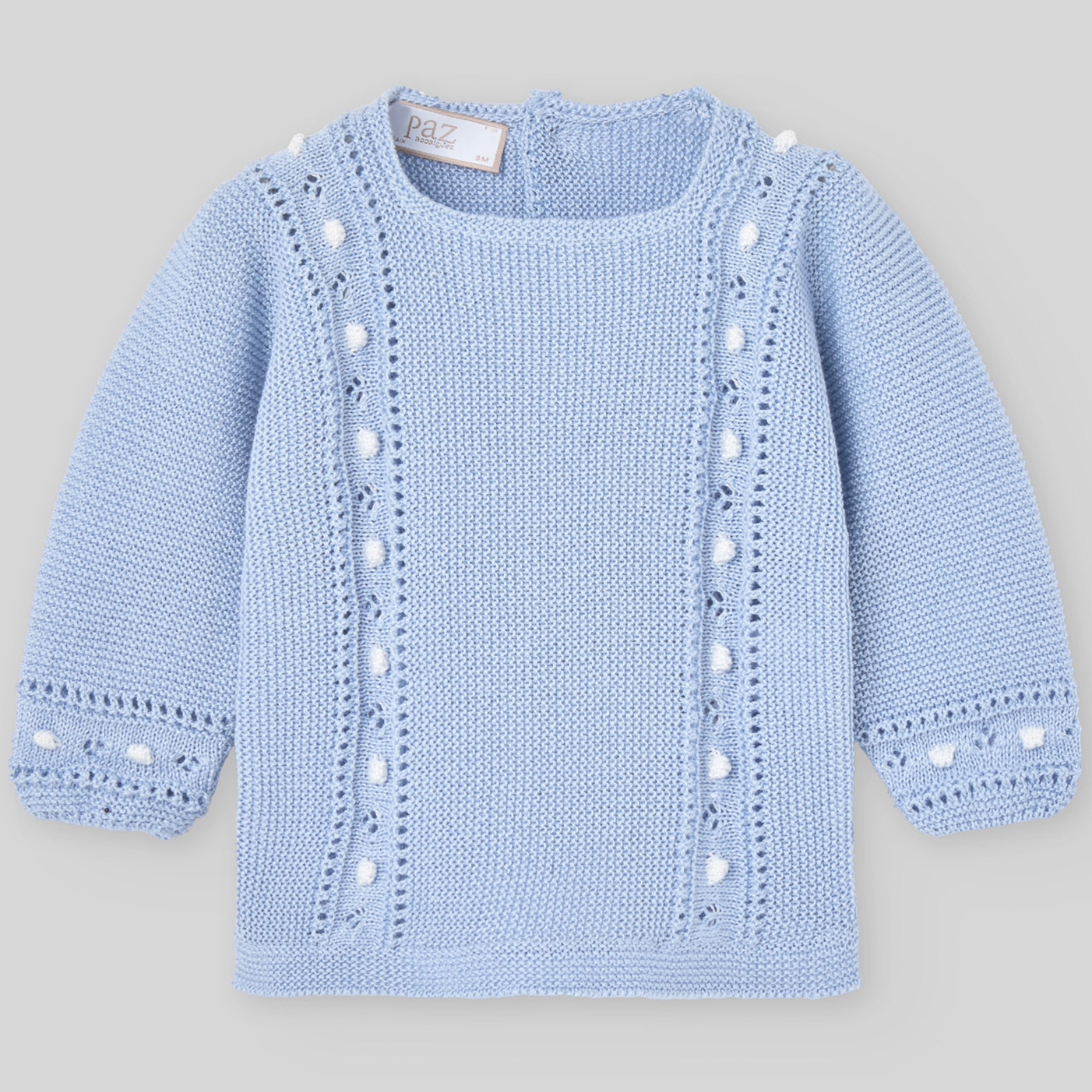 Conjunto recém nascido menino azul da Paz Rodriguez "Alegra"