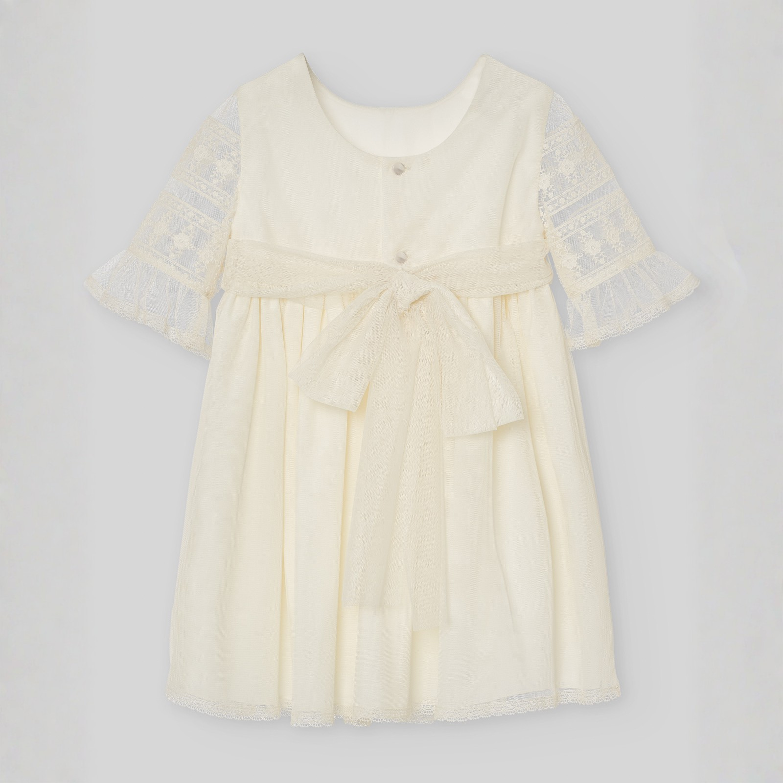 Vestido de cerimonia em tom pérola da Paz Rodriguez "Cerimónia"