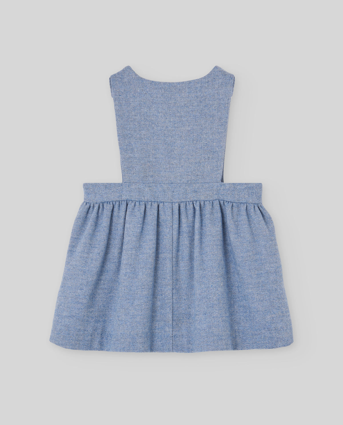 Conjunto blusa estampada e vestido azul da Paz Rodriguez "Ponte"