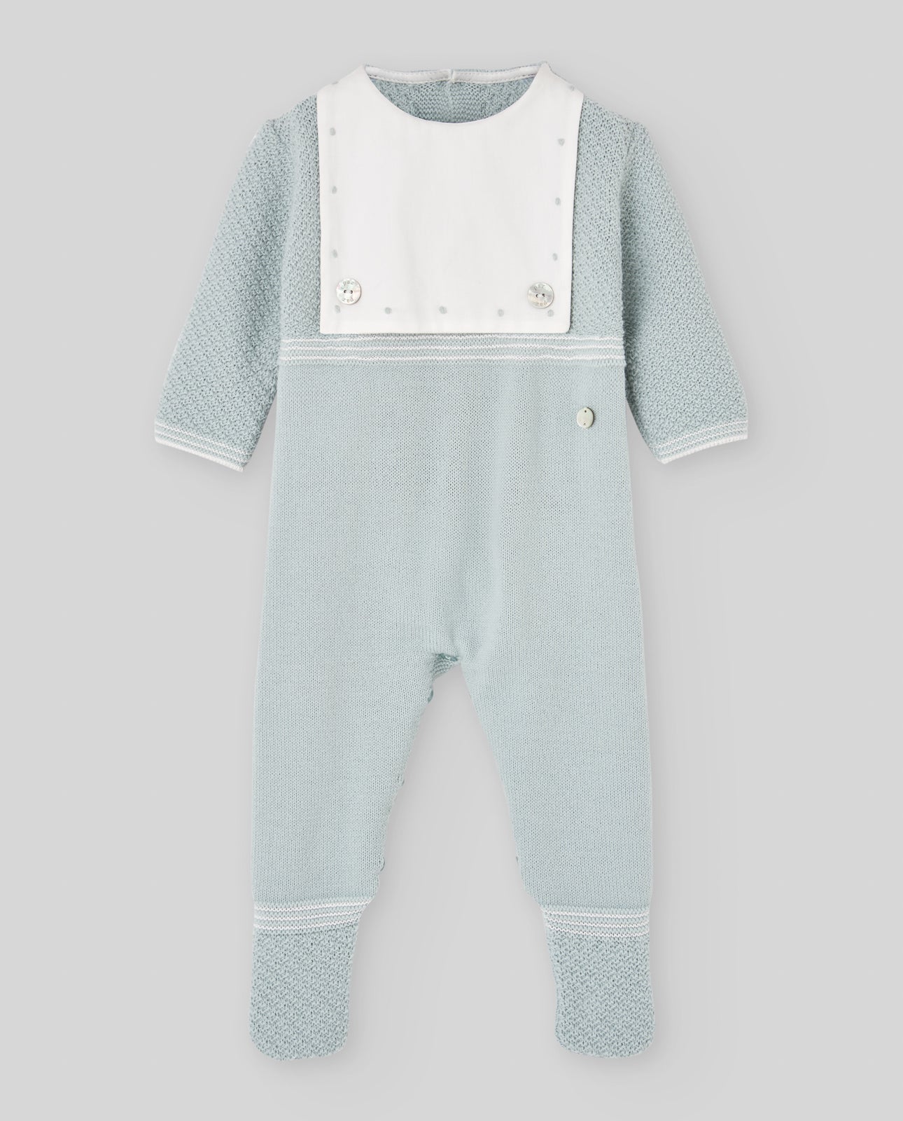 Babygrow para recém-nascido verde da Paz Rodriguez "Leira"
