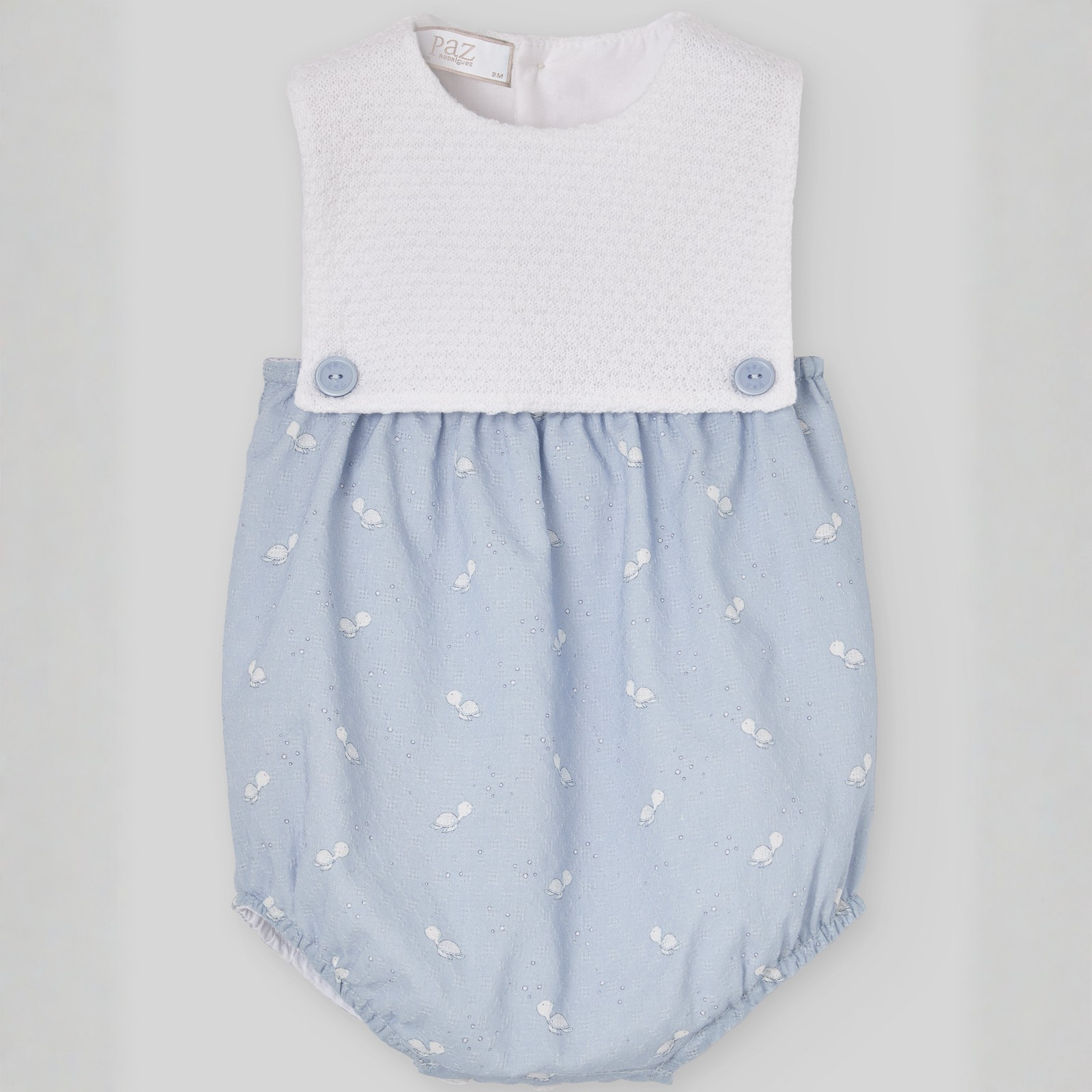 Fofo combinado azul da Paz Rodriguez "Espuma"