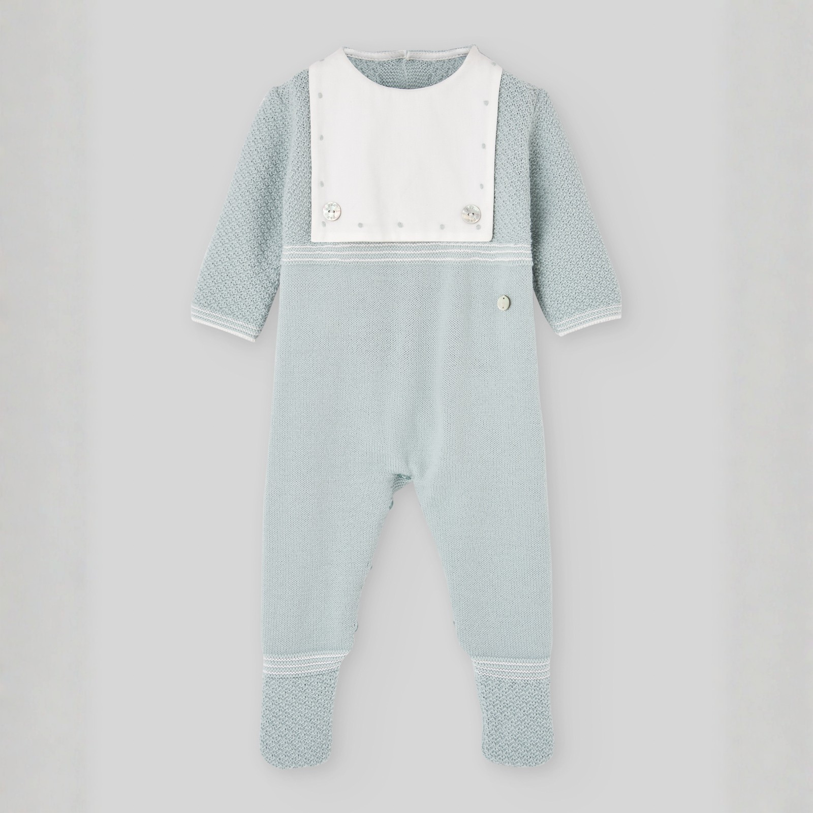 Babygrow para recém-nascido verde da Paz Rodriguez "Leira"
