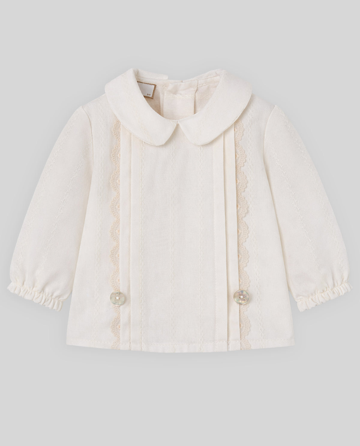 Conjunto cerimónia blusa e calção bege da Paz Rodriguez "Lua"