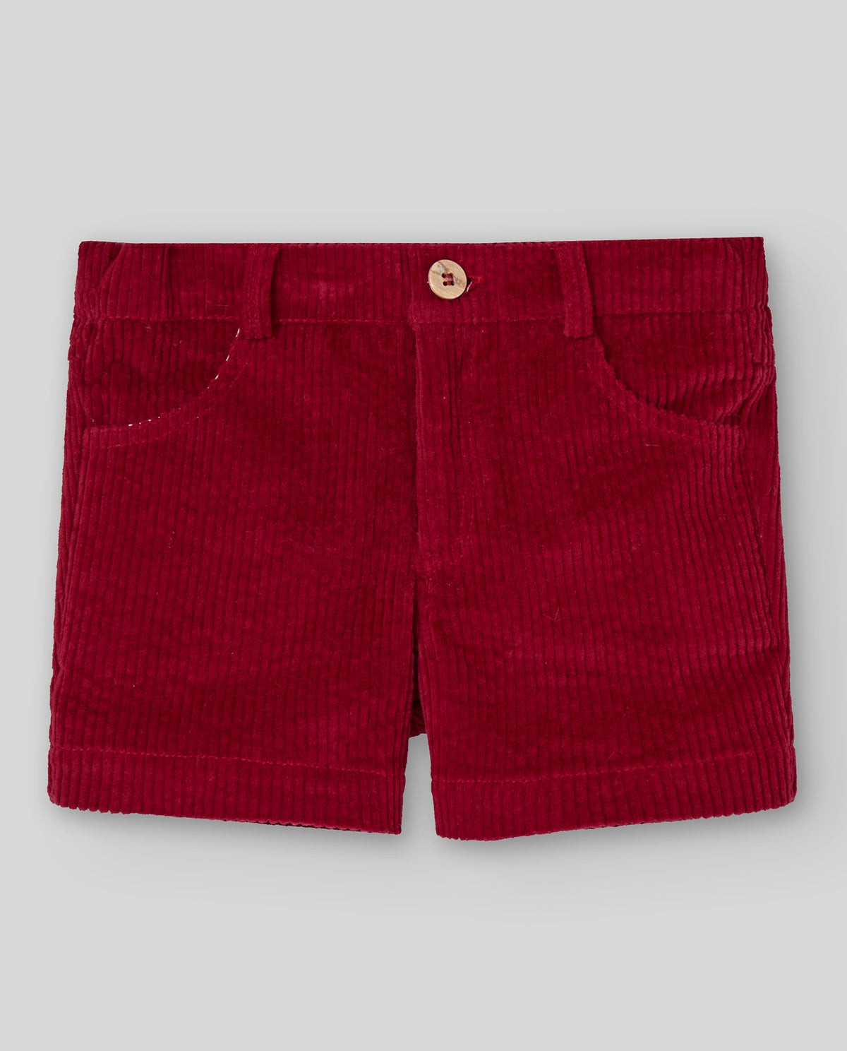 Conjunto camisa xadrez e calção vermelho da Paz Rodriguez "Nadal"