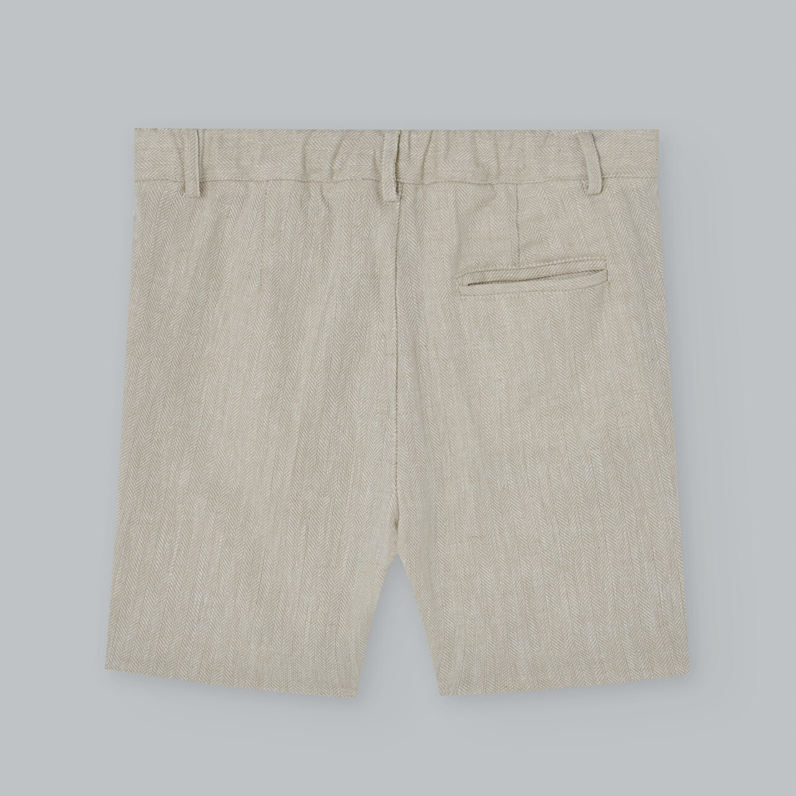 Calção linho bege da Paz Rodriguez "Cerimónia"