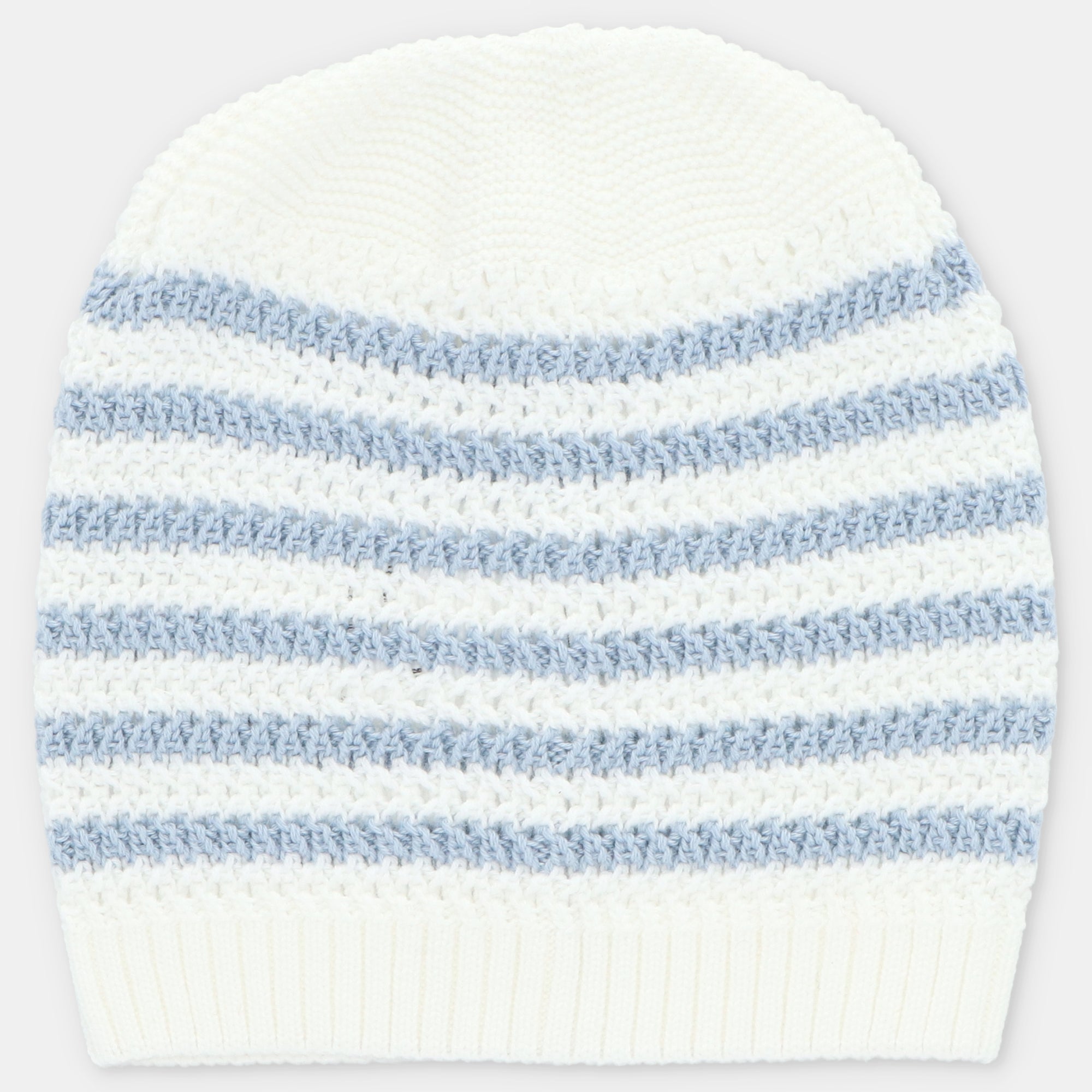 Conjunto de recém-nascido branco e azul e gorro da Martín Aranda "Surrey"