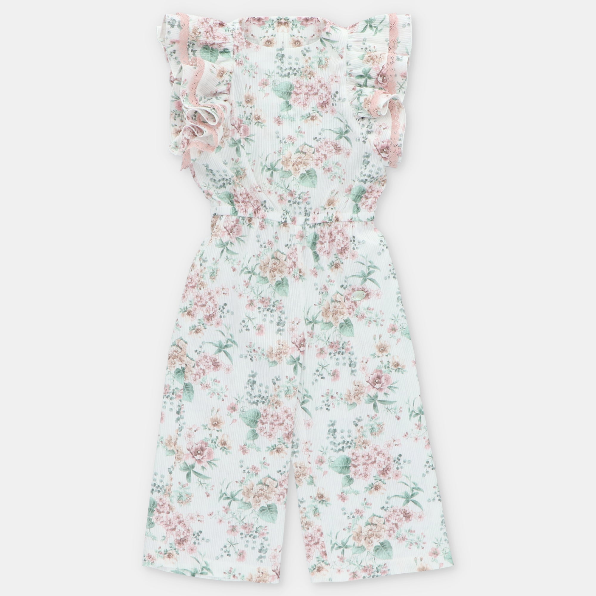 Macacão floral para menina da Martín Aranda "Toronto"