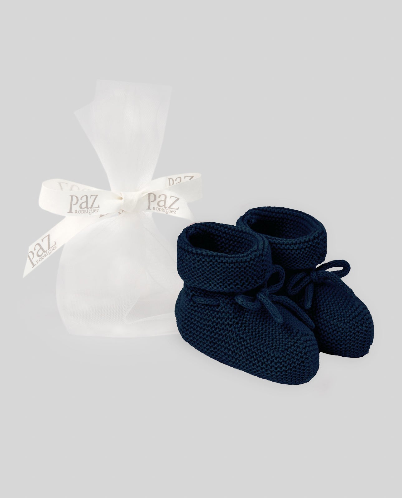 Carapins em malha azul marinho da Paz Rodriguez "Eslora"