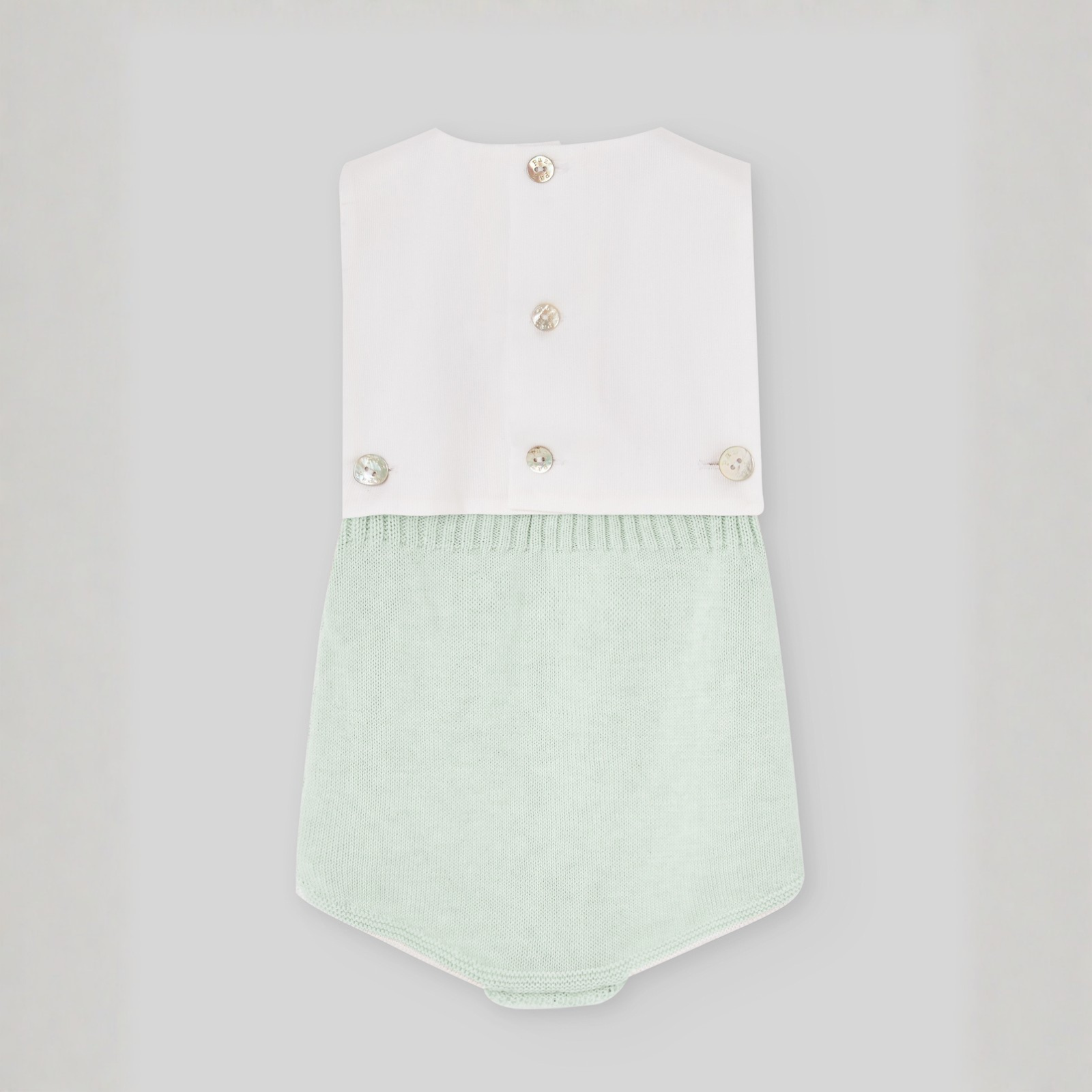 Fofo combinado verde e branco da Paz Rodriguez "Nectar"