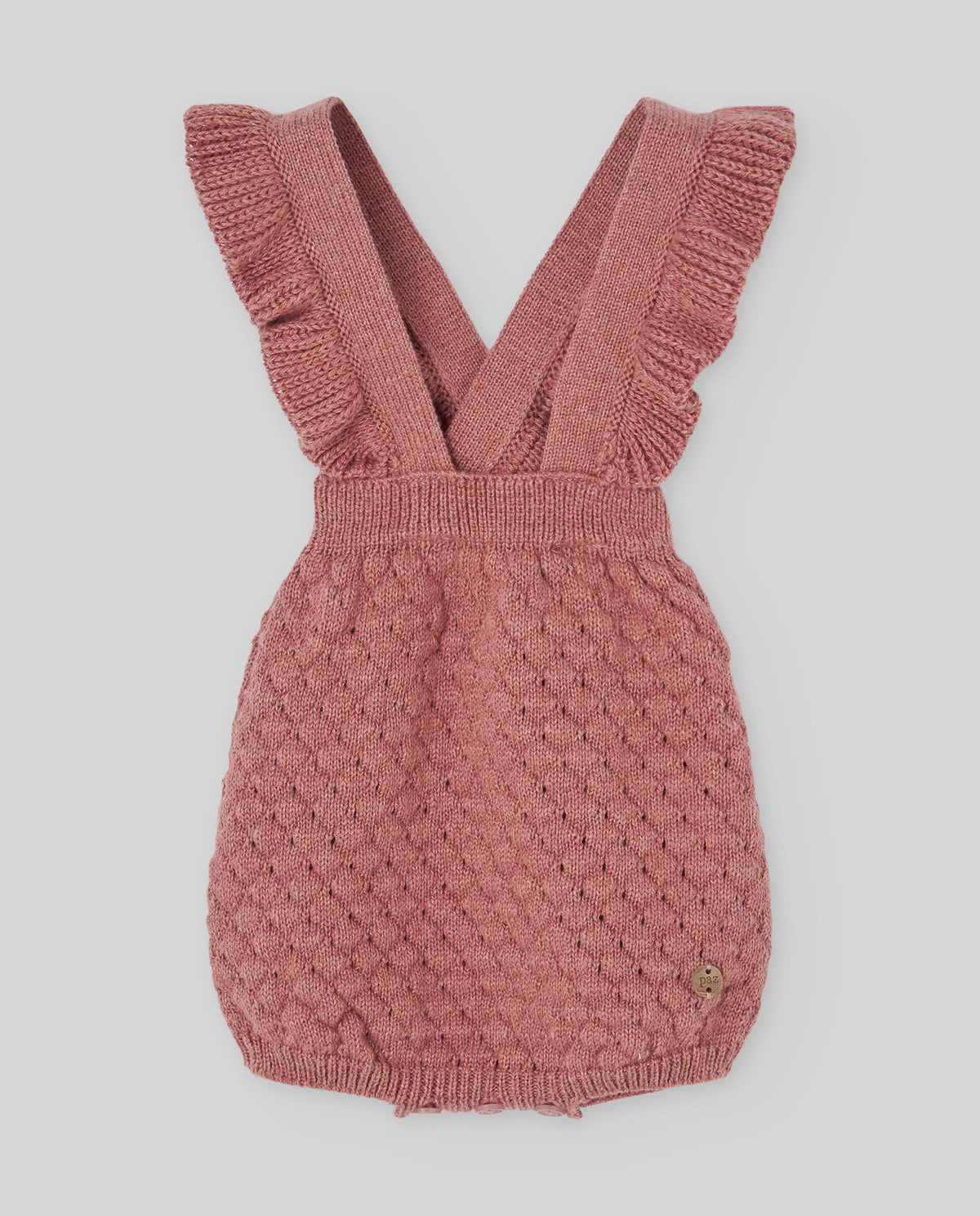 Conjunto blusa estampada e fofo malha rosa da Paz Rodriguez "Lumbre"