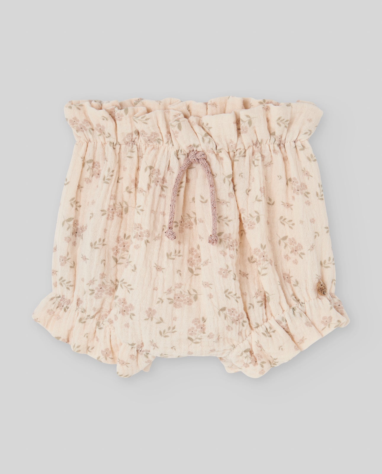 Conjunto calção estampado e camisola rosa da Paz Rodriguez "Moneca"