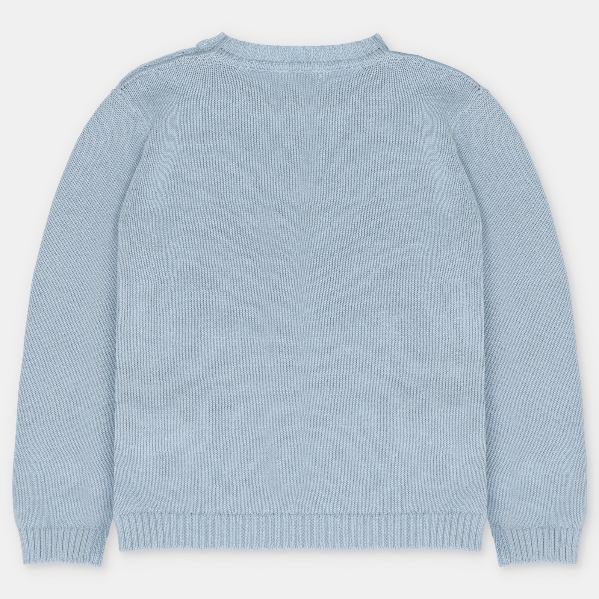 Camisola de malha azul com âncora para menino da Martín Aranda "Surrey"