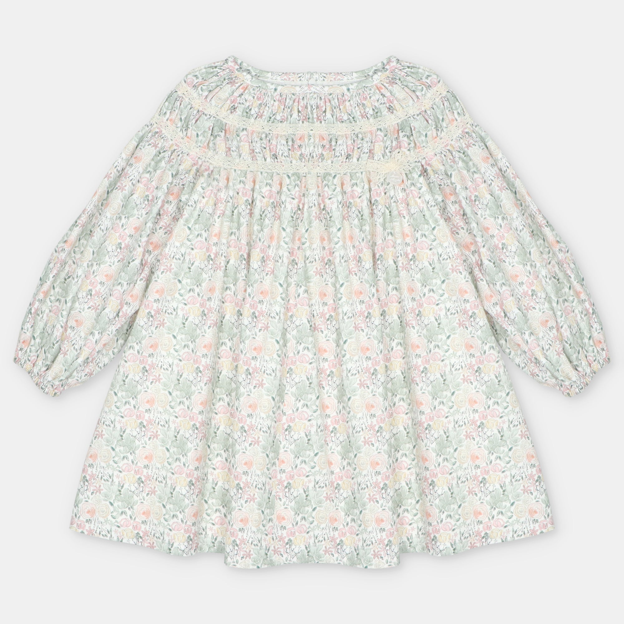 Vestido floral para menina da Martín Aranda "Pravia"