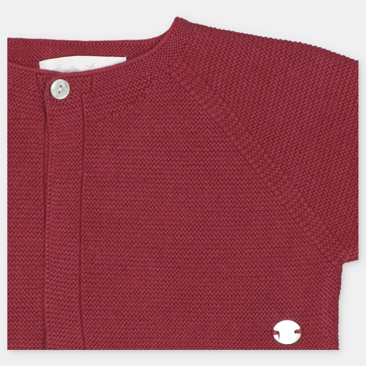 Bolero malha bordô da Martín Aranda "Tineo"