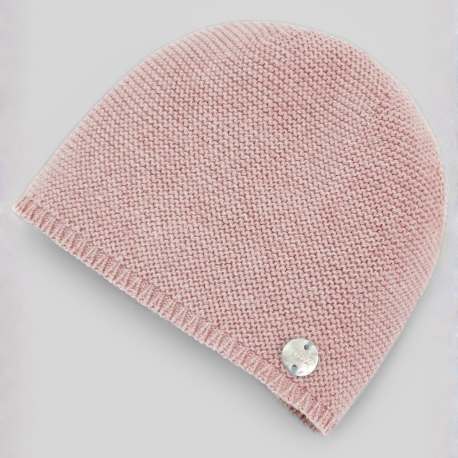 Gorro recém nascido em malha rosa da Paz Rodriguez "Val"