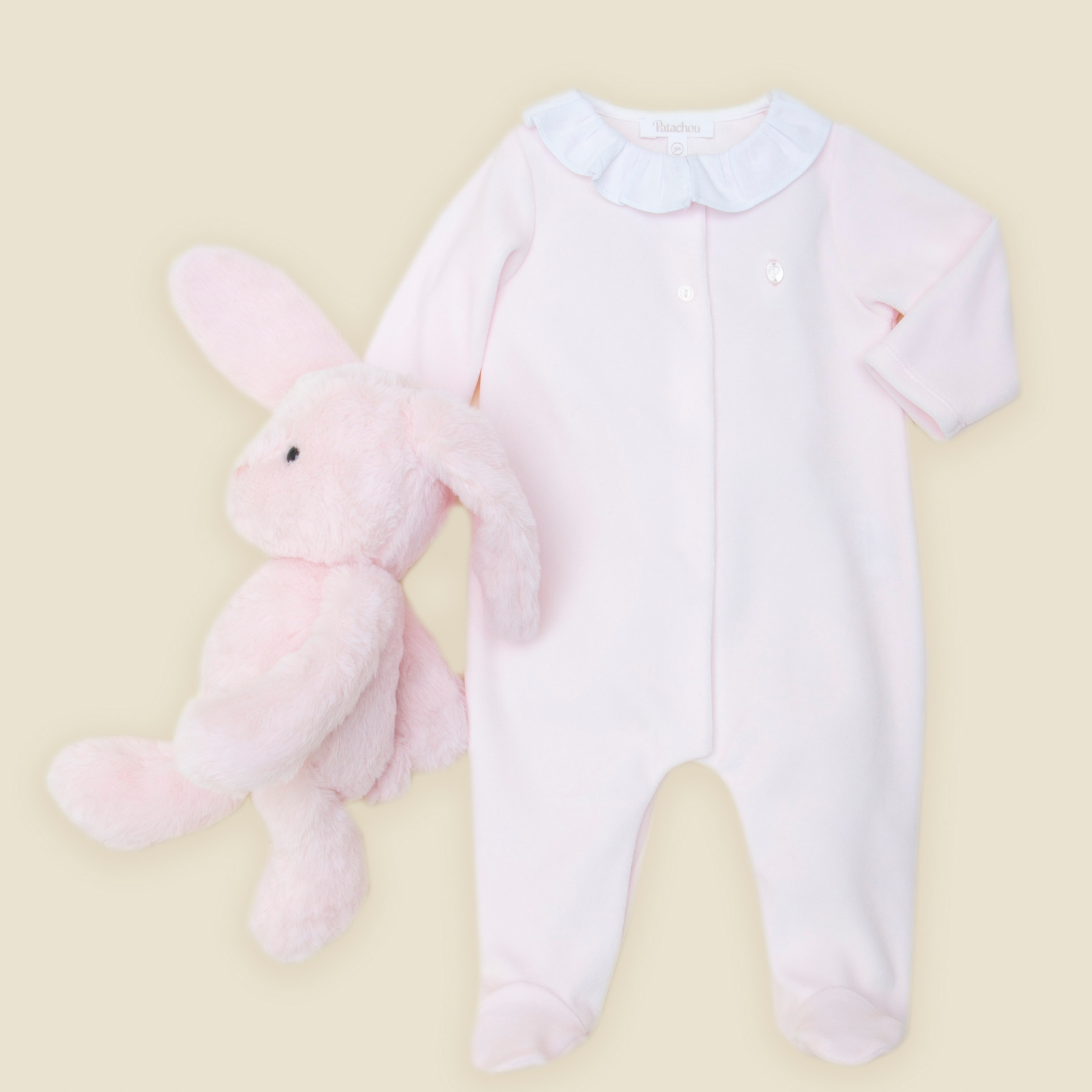 Coelho peluche rosa da Patachou " Pink"