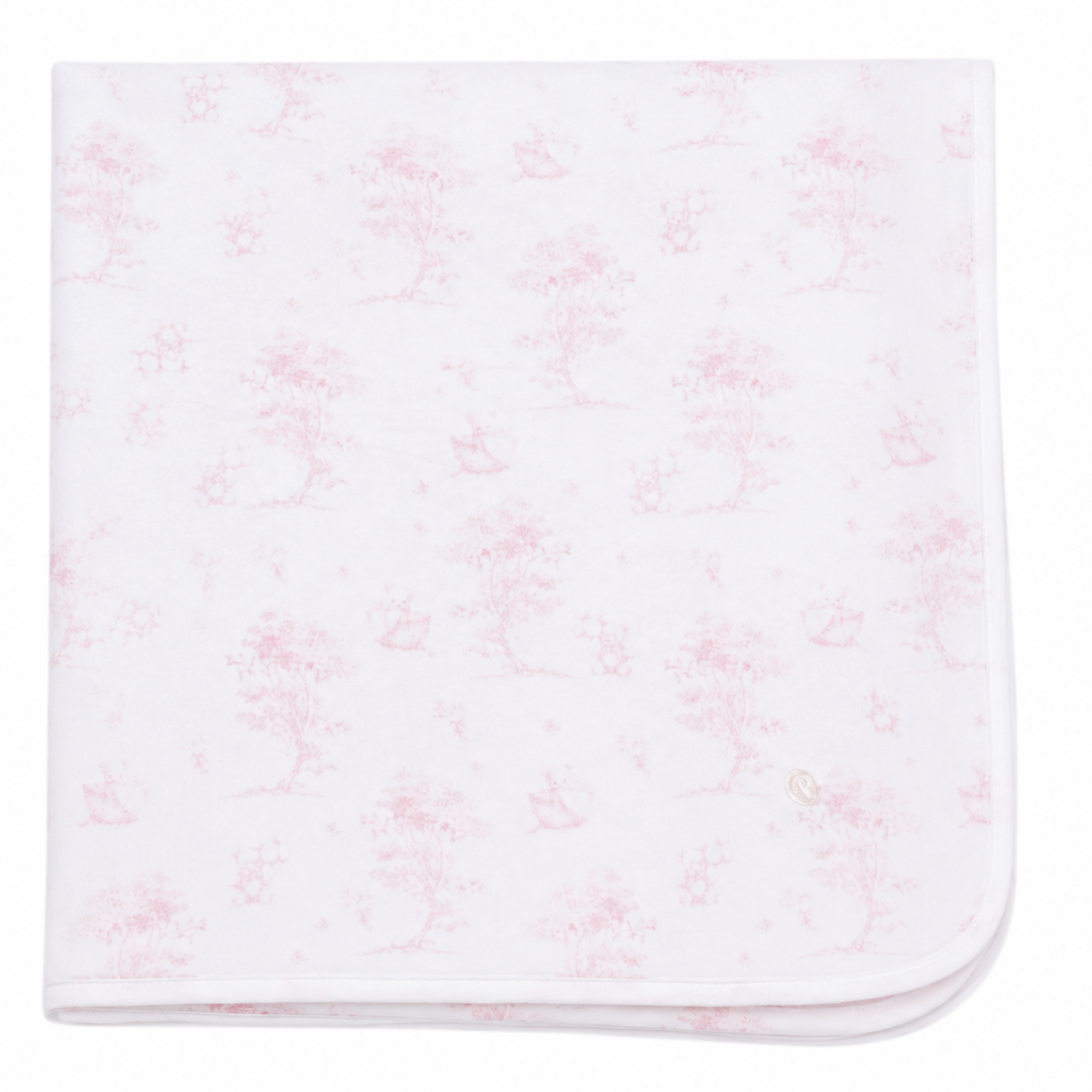 Manta rosa em laminado de jersey da Patachou "Sweet pink"