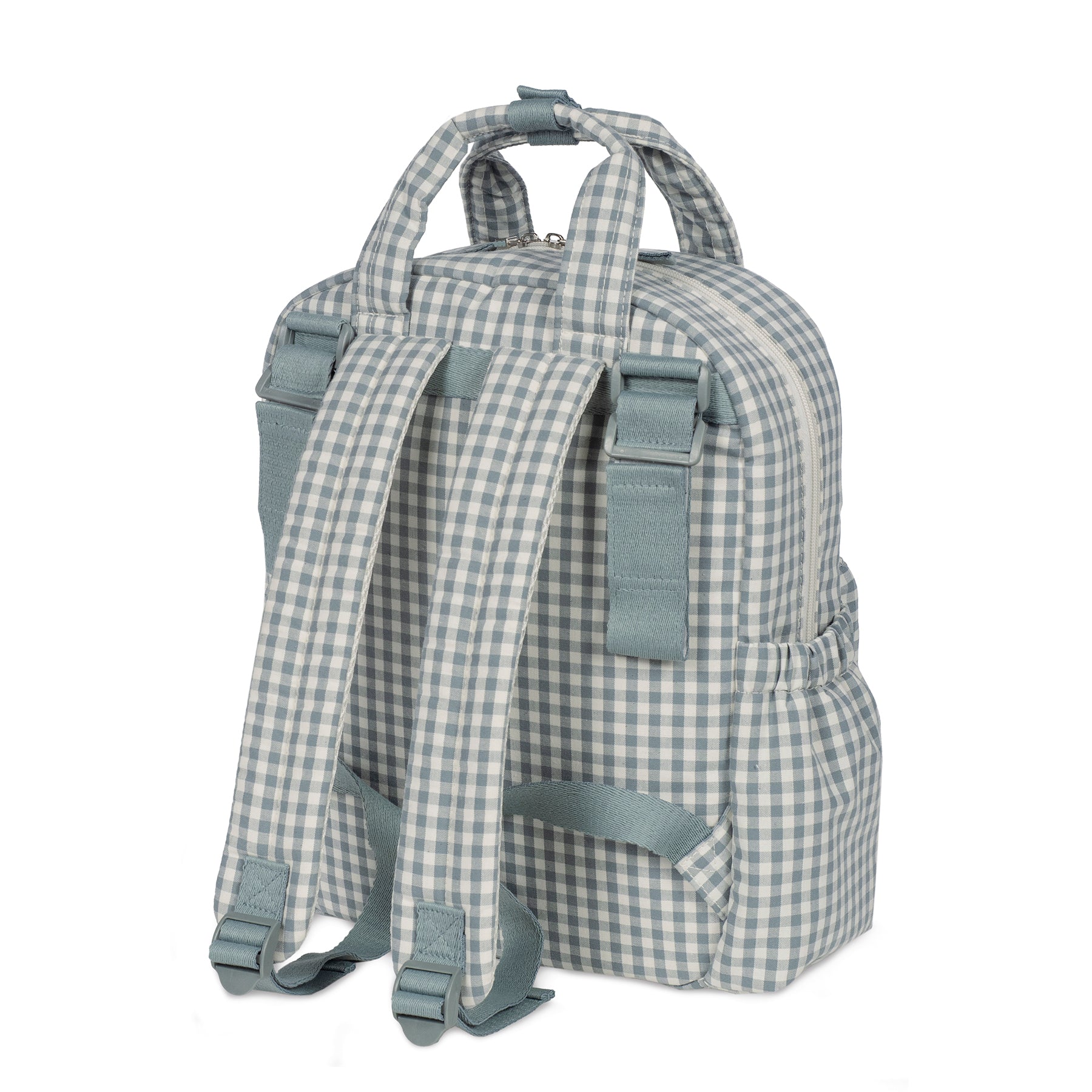 Mochila da Walking Mum "Praliné Vichy Matcha"