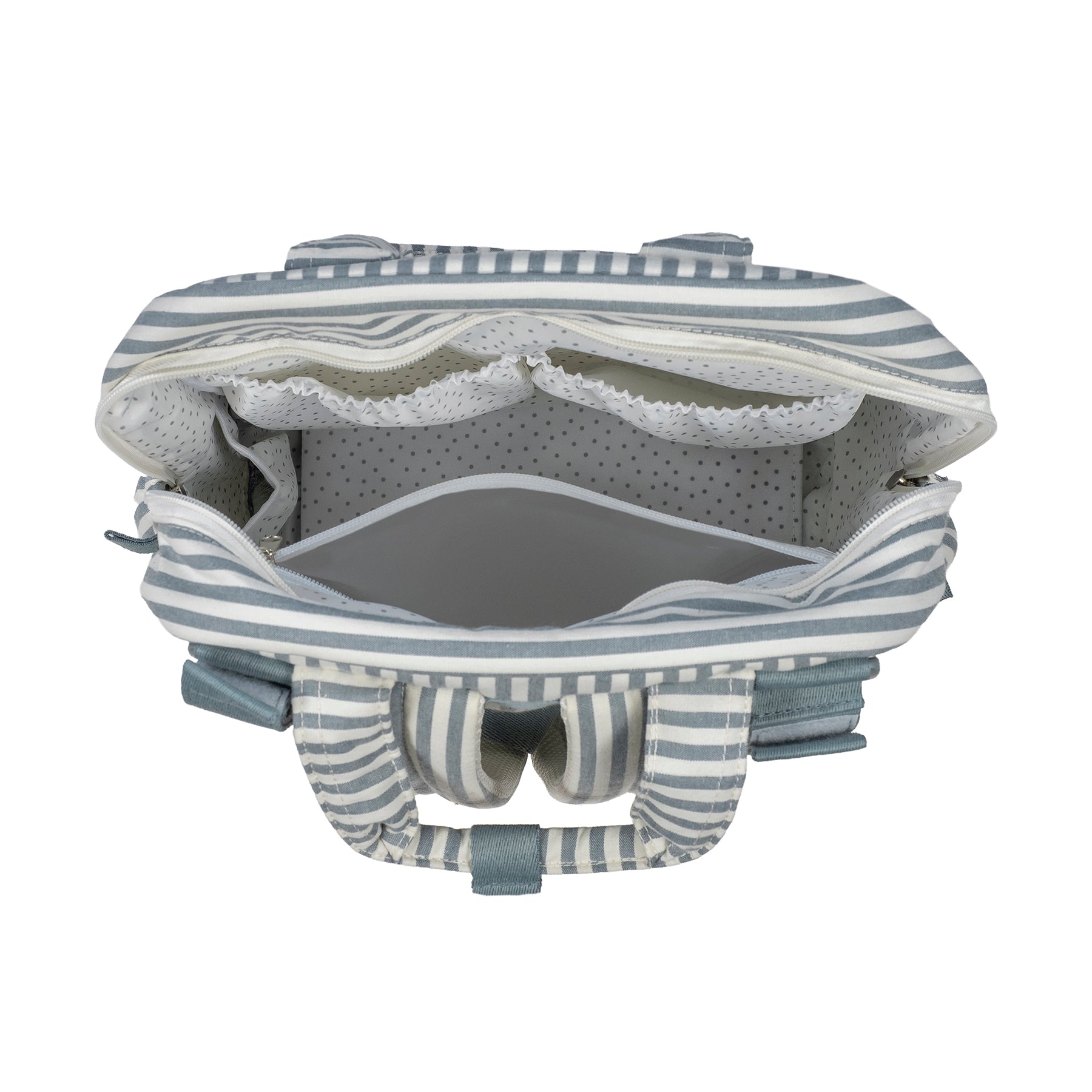 Mochila da Walking Mum "Praliné Strips Matcha"