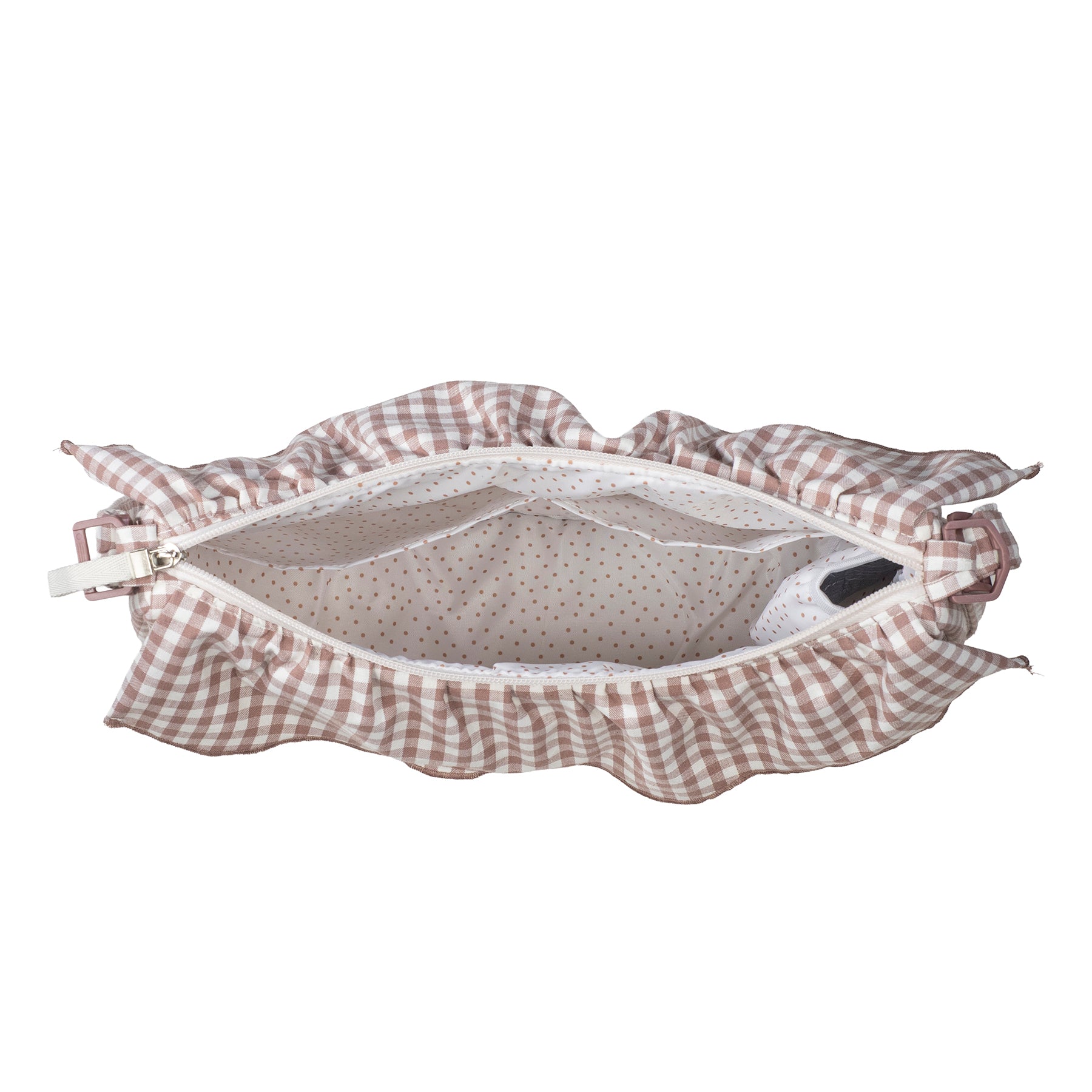 Bolsa de passeio Gôndola da Walking Mum "Praliné Vichy Moka"