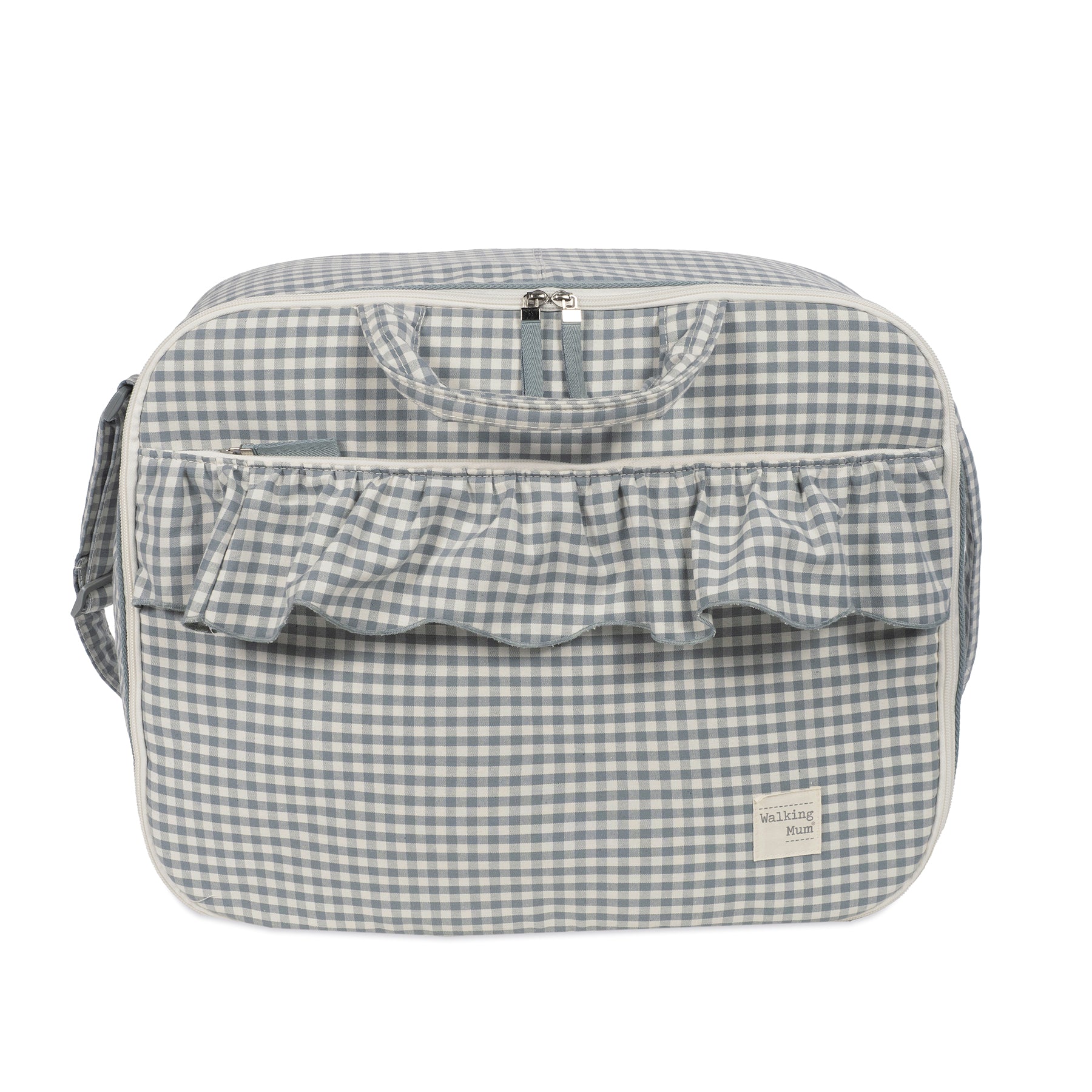 Mala maternidade da Walking Mum "Praliné Vichy Matcha"