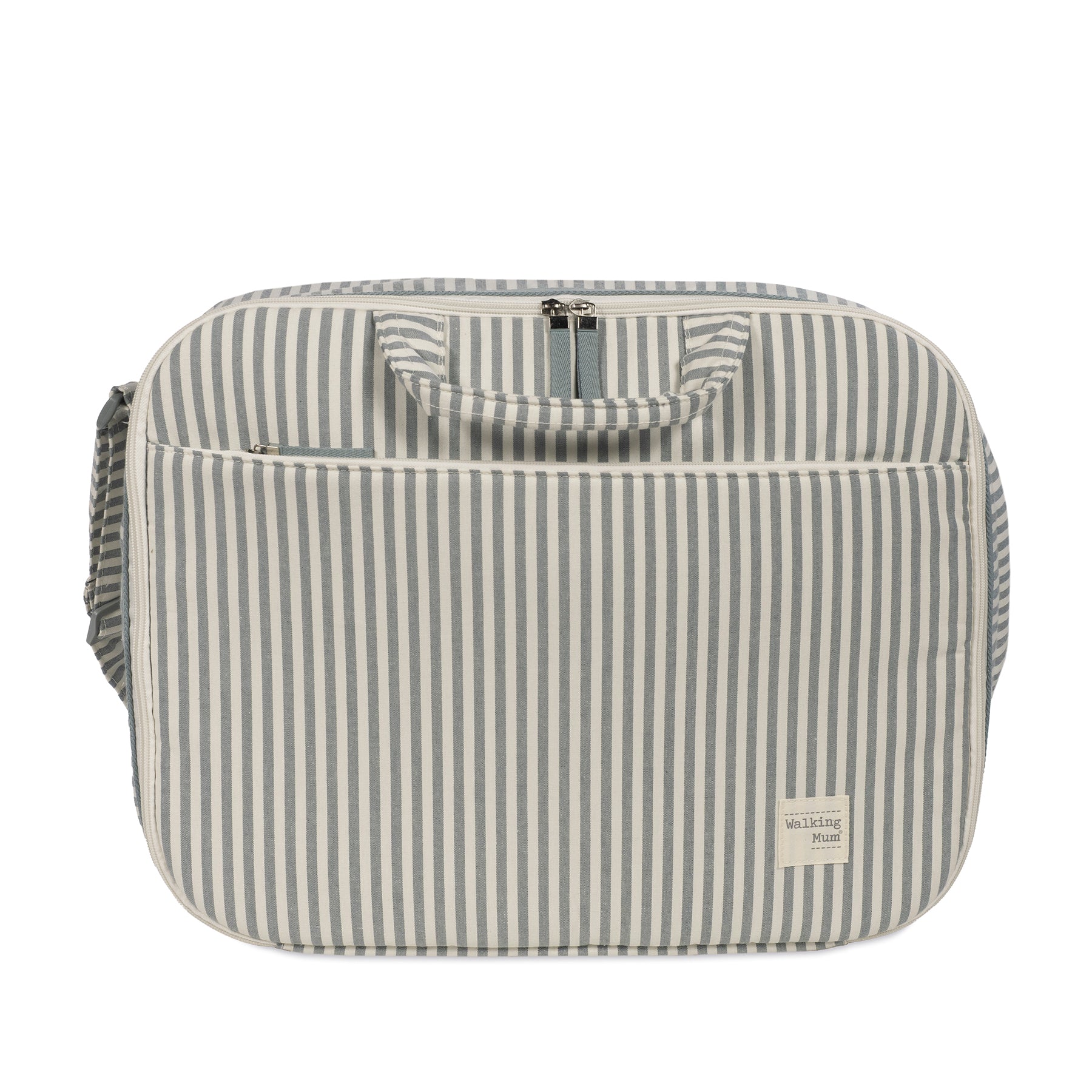 Mala maternidade da Walking Mum "Praliné Strips Matcha"