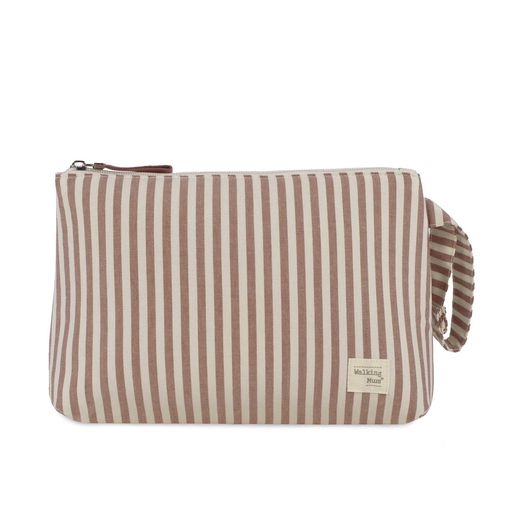 Necessaire da Walking Mum "Praliné Strips Moka"