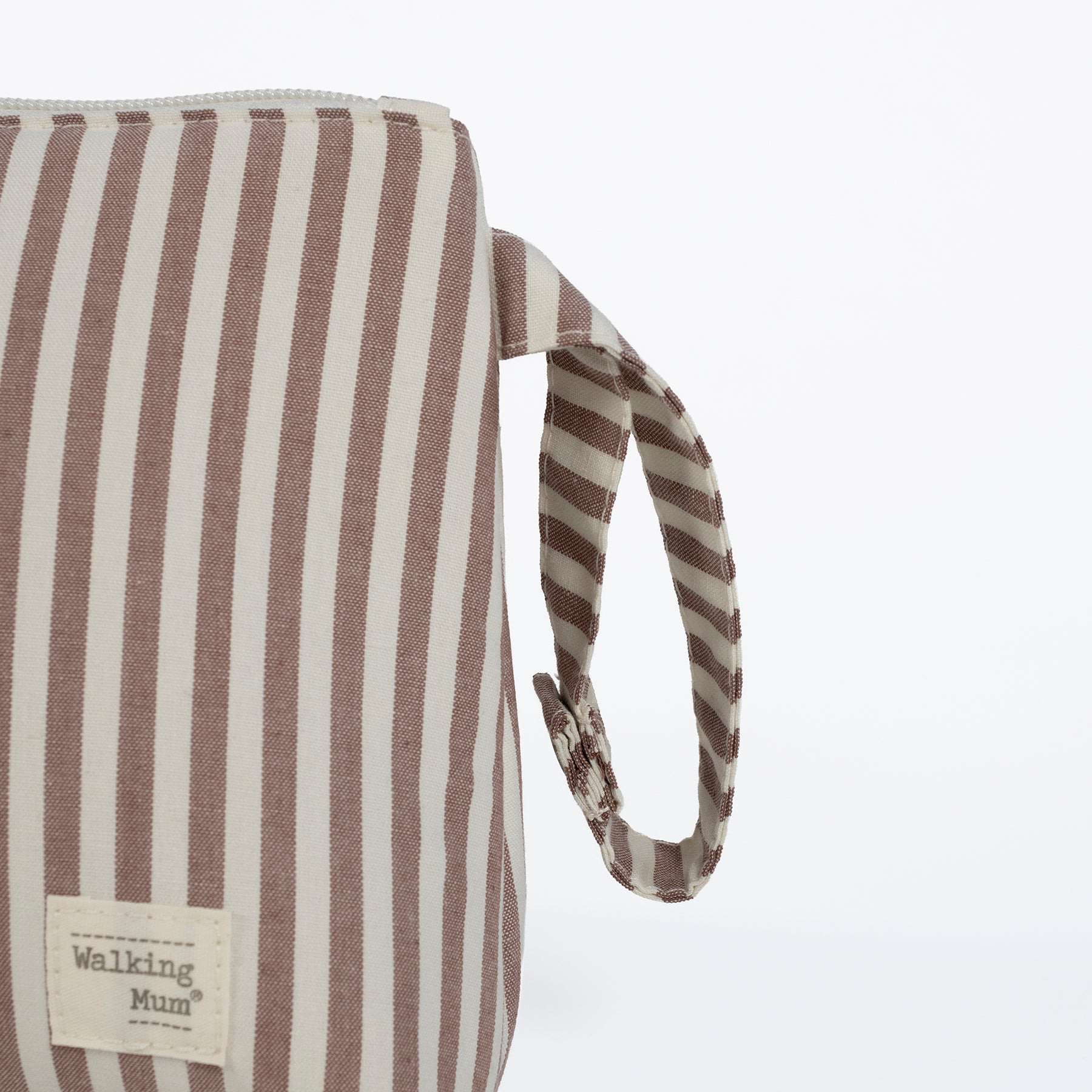 Necessaire da Walking Mum "Praliné Strips Moka"