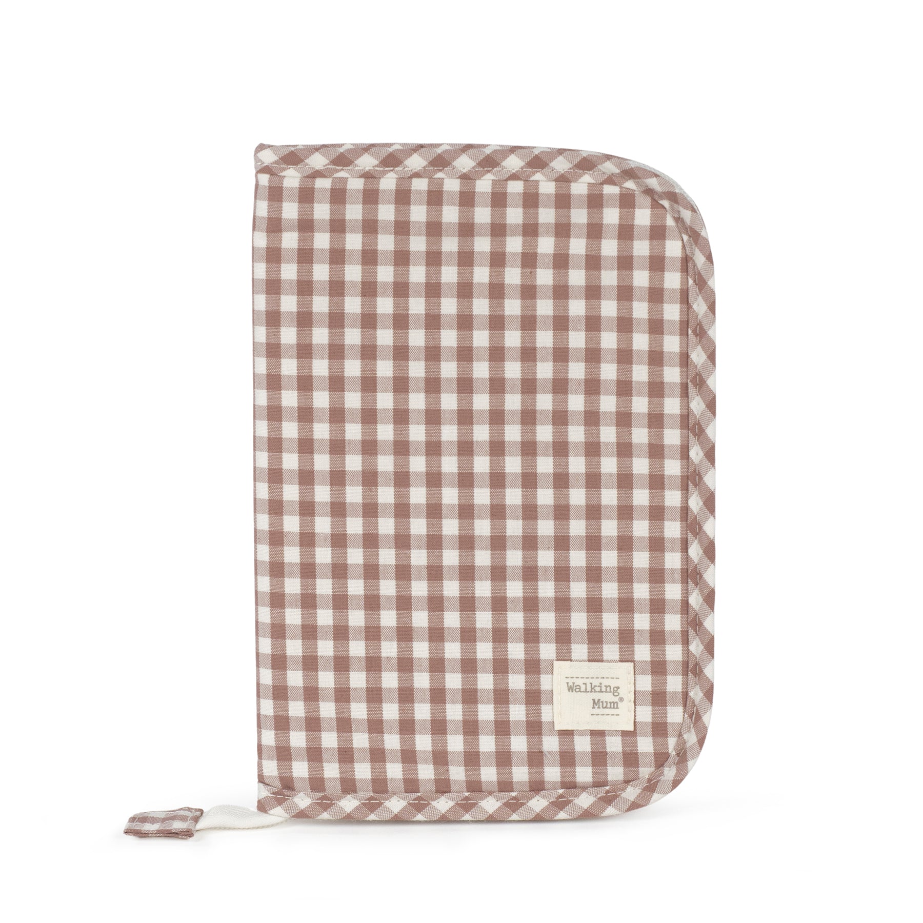 Porta-documentos da Walking Mum "Praliné Vichy Moka"