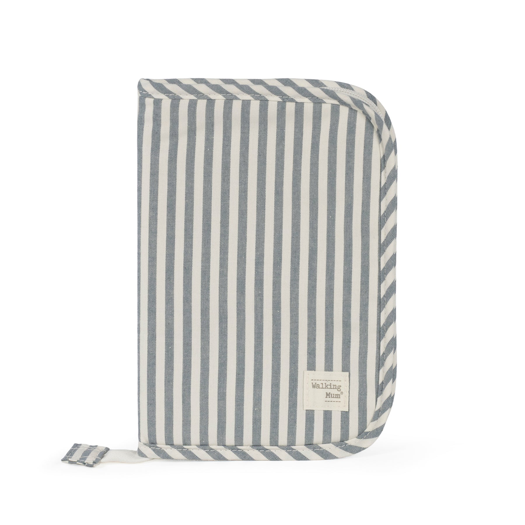 Porta-documentos da Walking Mum "Praliné Strips Matcha"