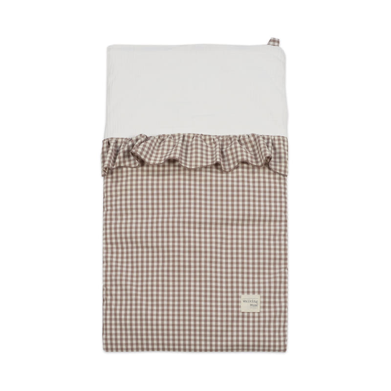 Saco de dormir TOG 1 da Walking Mum "Praliné Vichy Moka"