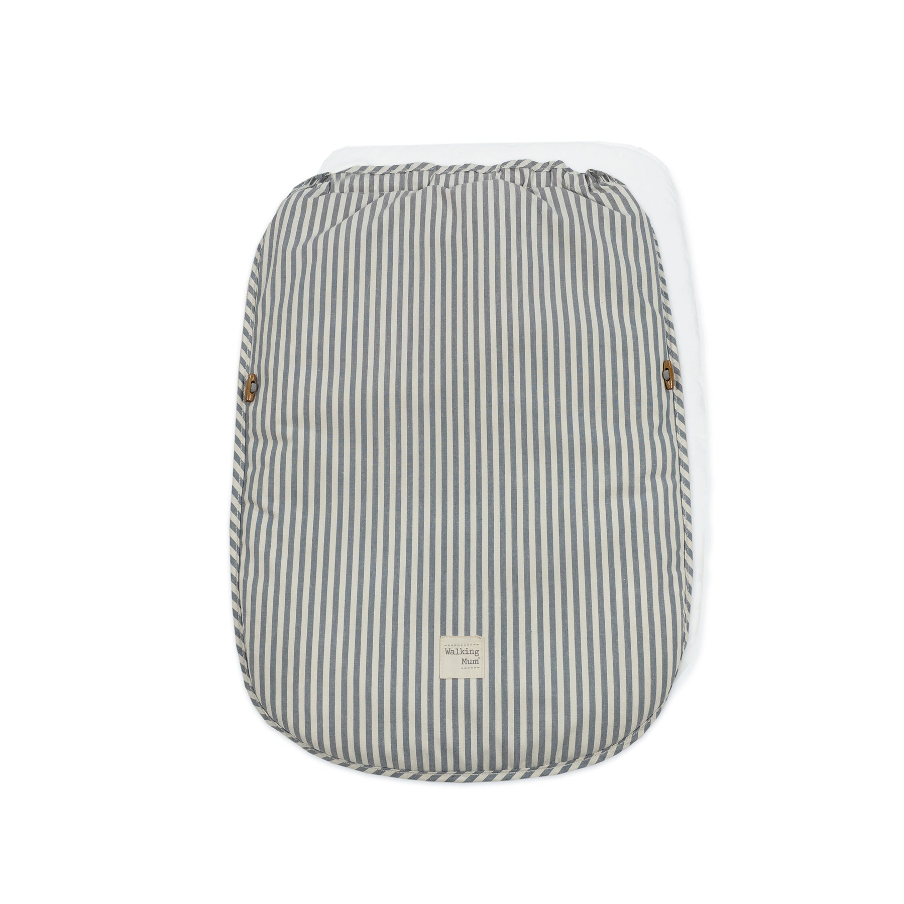 Saco universal para carrinho da Walking Mum "Praliné Strips/Vichy Matcha" TOG 2.5