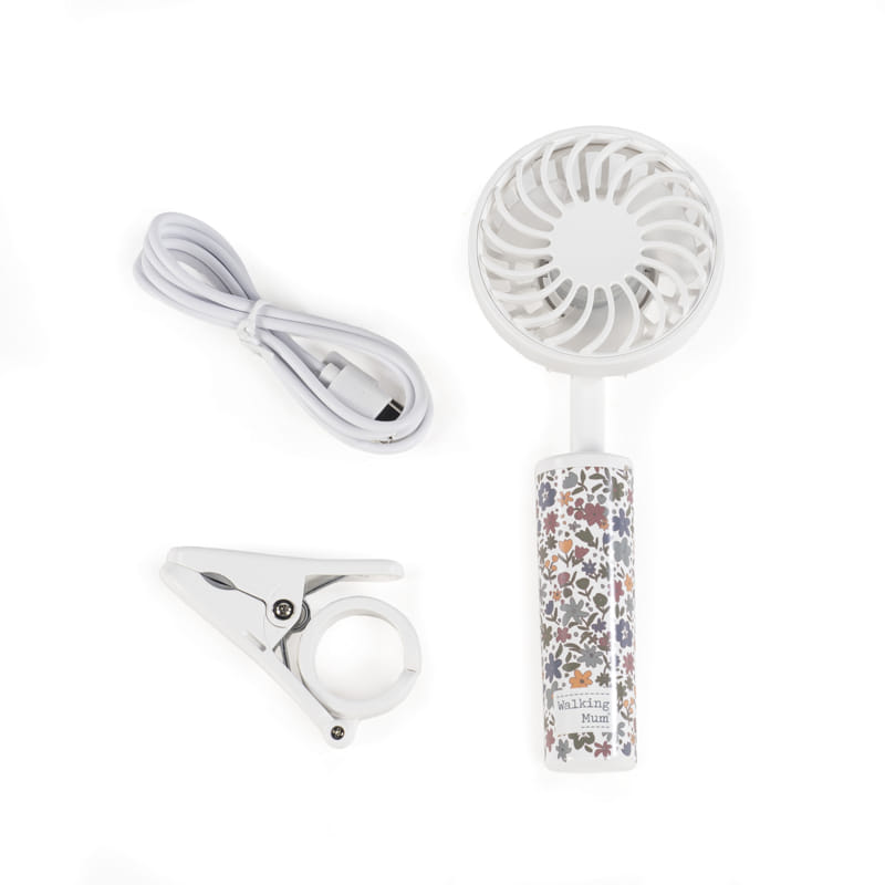 Ventilador para carrinho de bebé da Walking Mum “Summer Flowers"