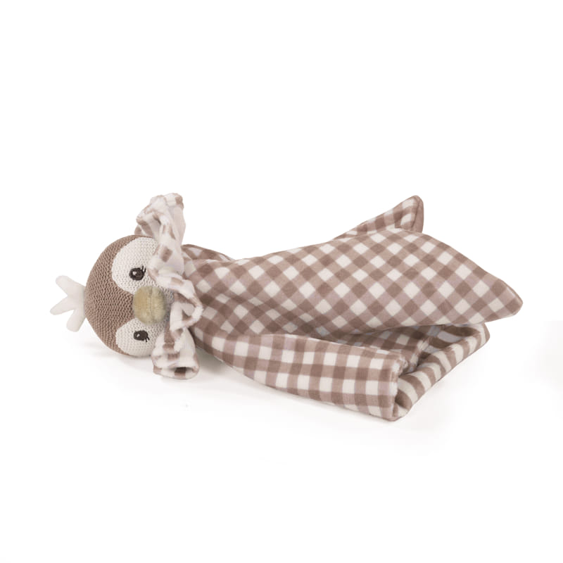 Peluche doudou Pinguim da Walking Mum "Praliné Moka"