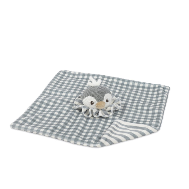 Peluche doudou Pinguim da Walking Mum "Praliné Matcha"