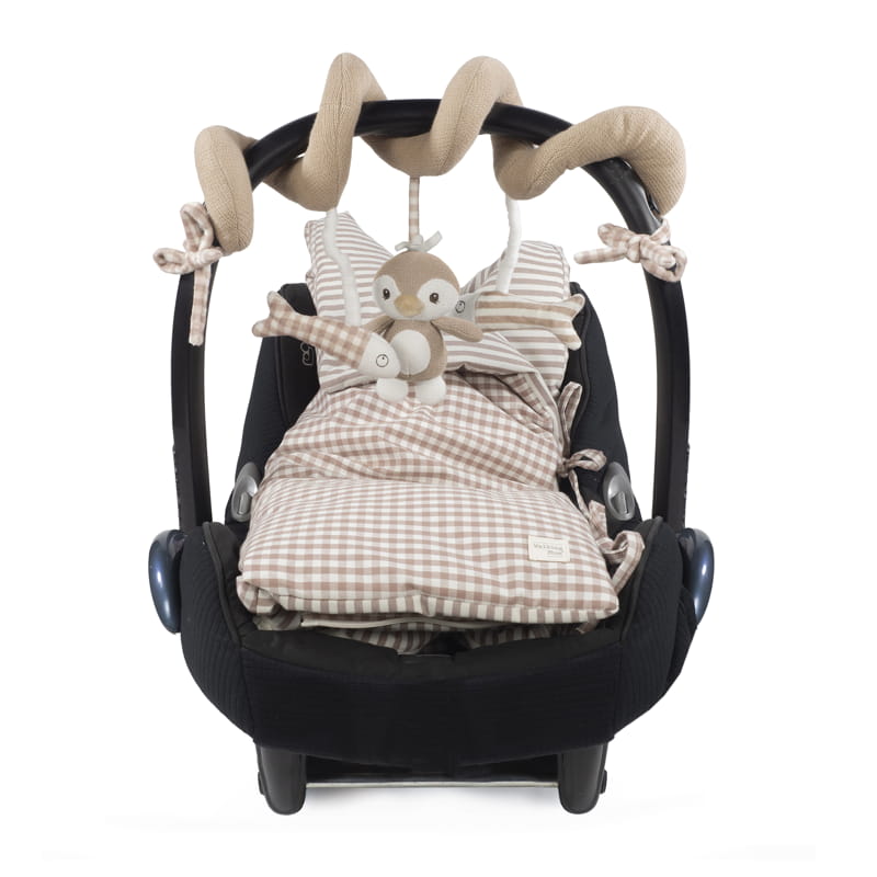 Peluche atividade Pinguim da Walking Mum "Praliné Moka"