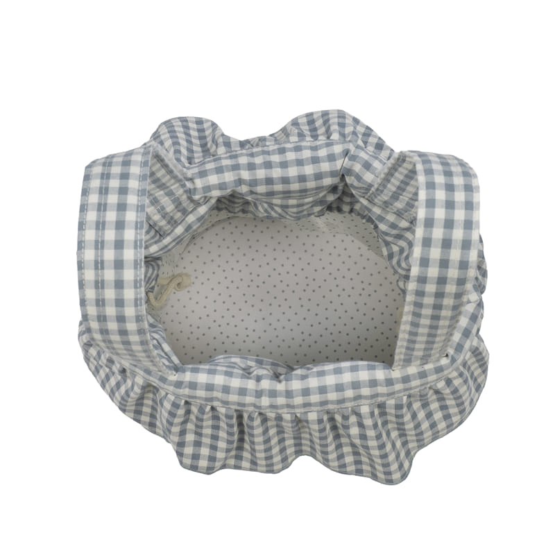 Bolsa de passeio Bucket da Walking Mum "Praliné Vichy Matcha"