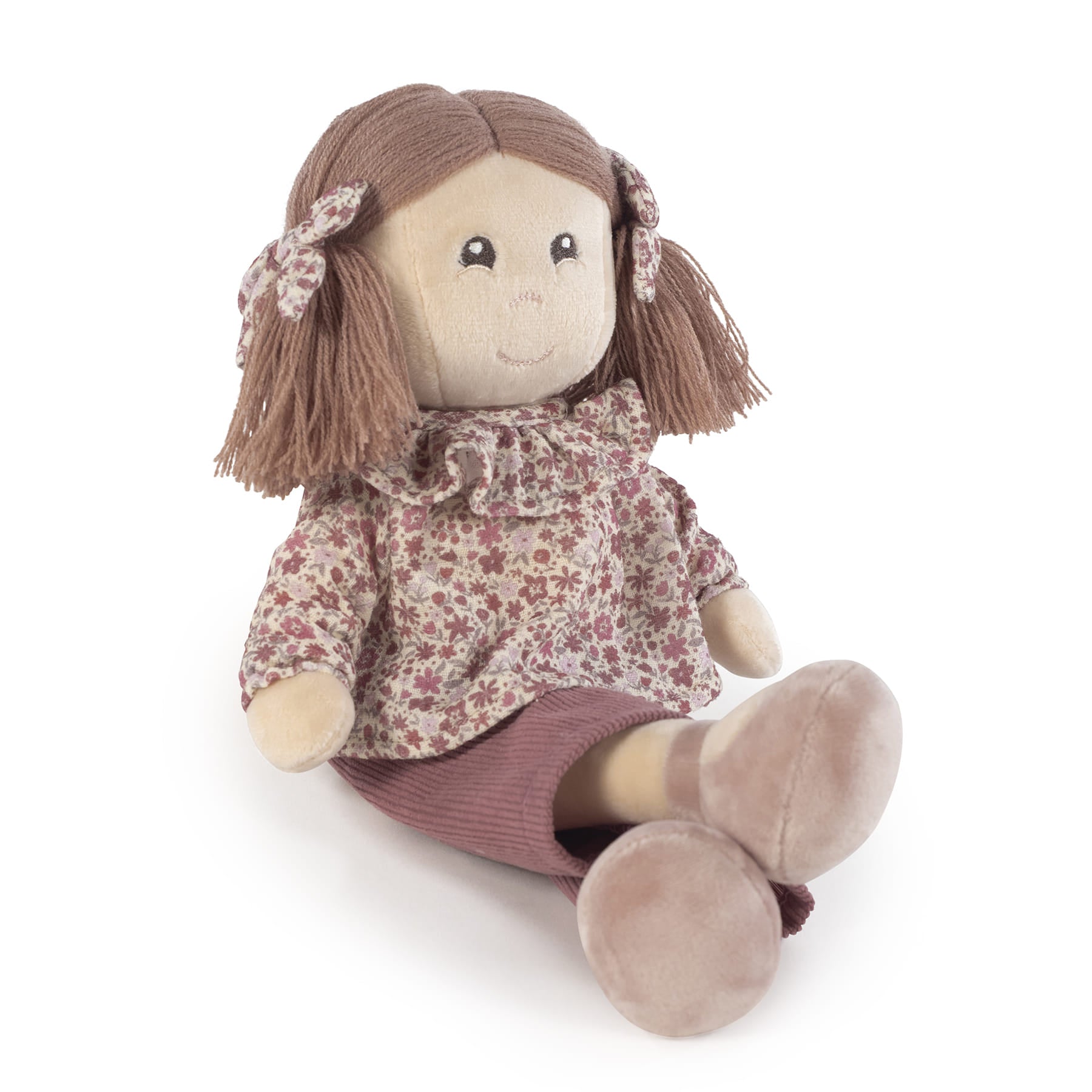 Peluche boneca Bibi 35cm da Pasito a Pasito "Cherry Flowers"