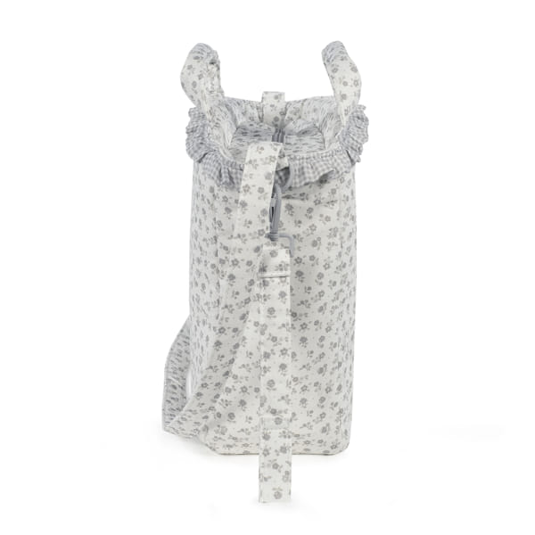 Bolsa de passeio da Pasito a Pasito "Little Bloom Flowers Grey"