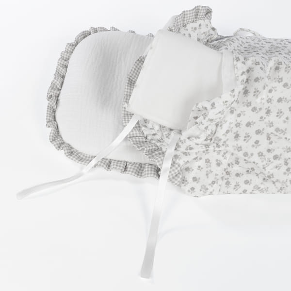 Saco de dormir da Pasito a Pasito "Little Bloom Flowers Grey"