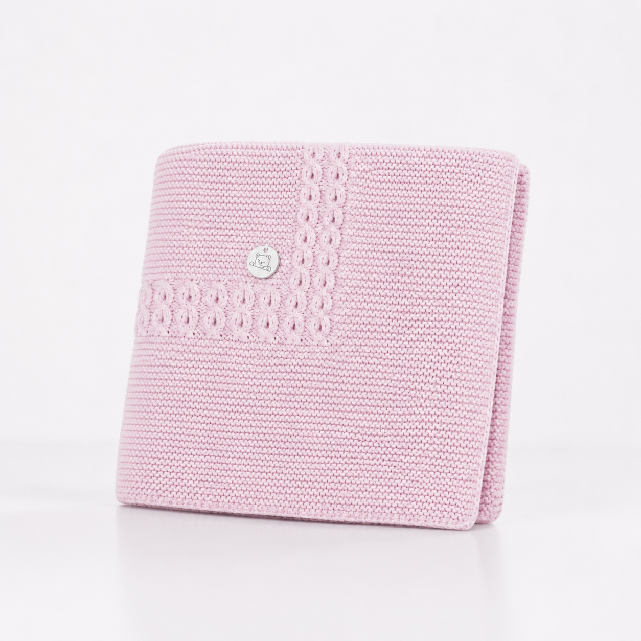Manta em malha rosa da Pangasa "Soft"