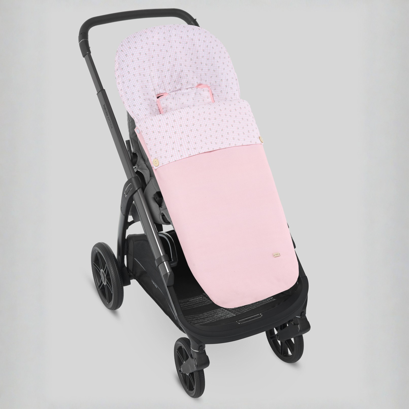 Forra universal rosa para carrinho da Paz Rodriguez "Celosia"