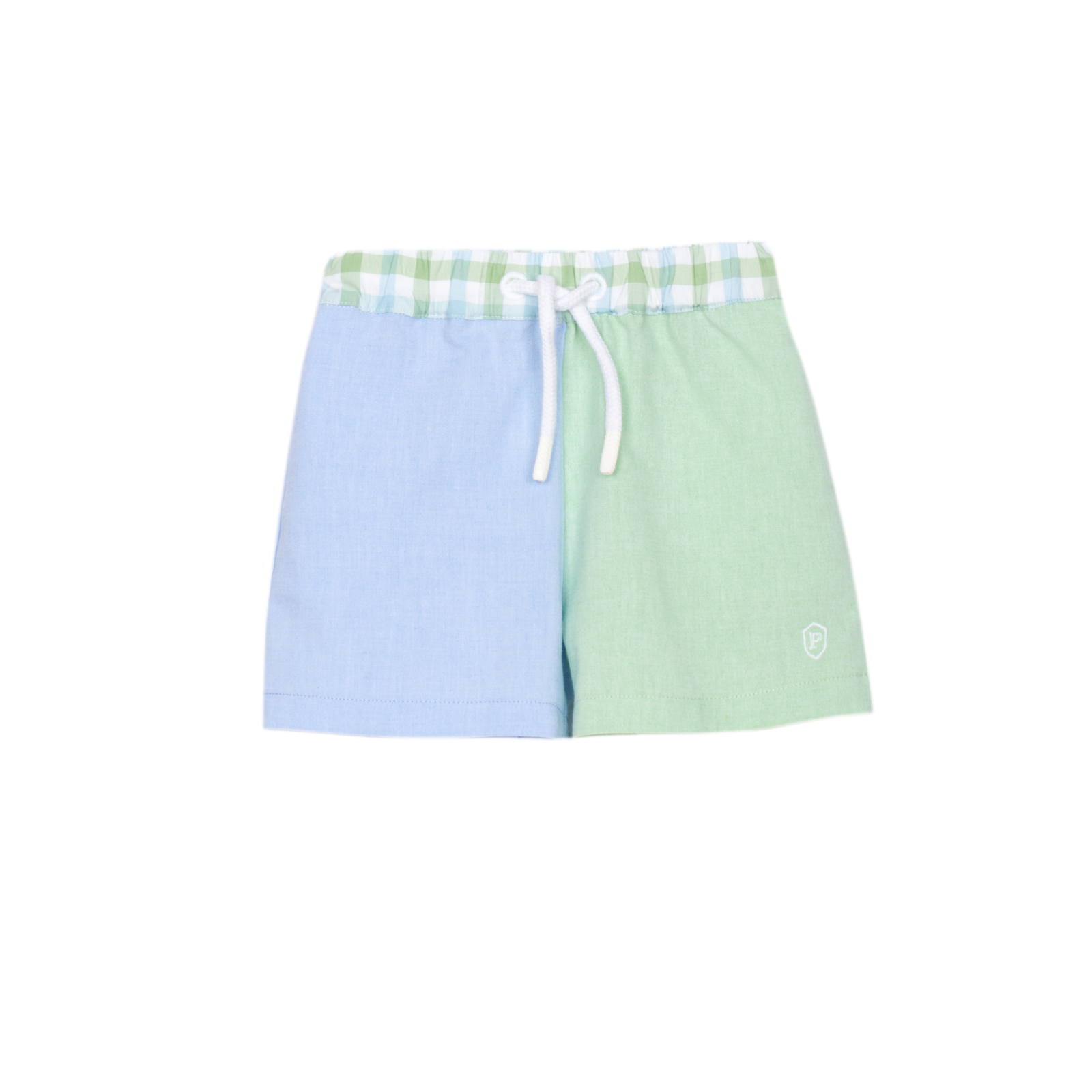 Conjunto t-shirt e calção azul e verde da Patachou "Soft Blue"