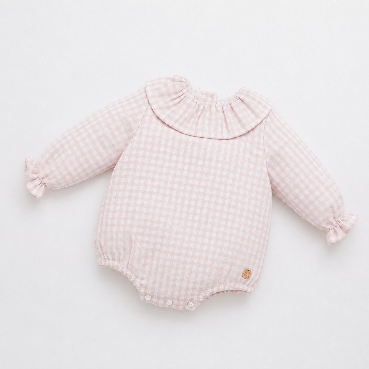 Fofo com estampado vichy rosa da Pangasa "Soft"
